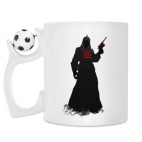 Кружка с футбольным мячиком