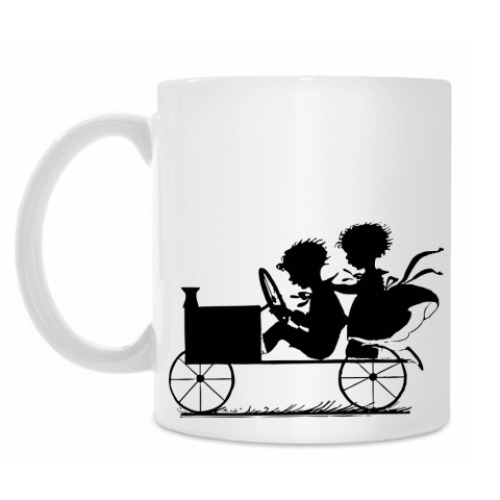 Кружка с принтом Автомобиль