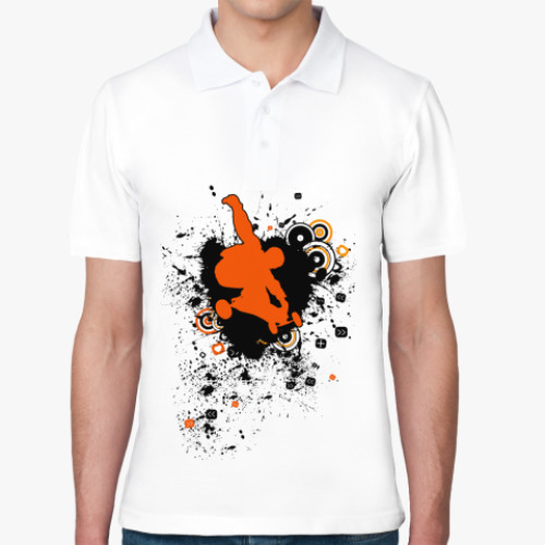 Рубашка поло с принтом Маунтинборд