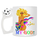 Кружка с футбольным мячиком