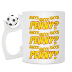 Кружка с футбольным мячиком