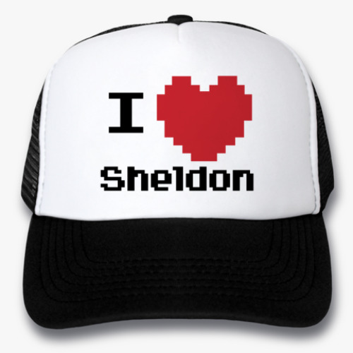 Кепка-тракер с принтом Sheldon