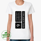 Женская футболка органик