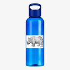 Прозрачная спортивная бутылка