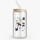 Банка с бамбуковой крышкой