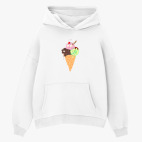 Толстовка худи оверсайз