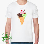 Мужская футболка органик