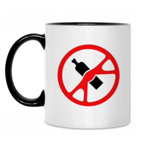 Кружка с принтом Не пей за рулем