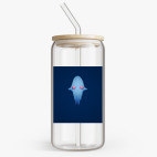 Банка с бамбуковой крышкой