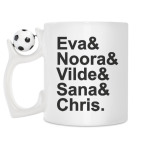 Кружка с футбольным мячиком