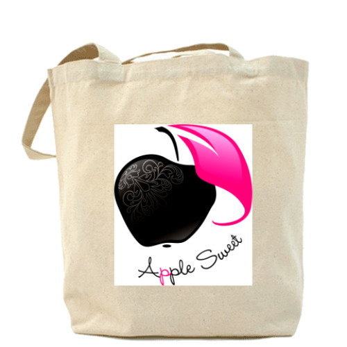 Сумка шоппер с принтом Apple Sweet