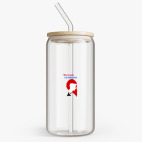 Банка с бамбуковой крышкой