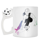 Кружка с футбольным мячиком