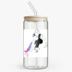 Банка с бамбуковой крышкой