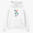 Толстовка худи оверсайз