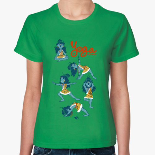 Женская футболка с принтом Shiva's yoga