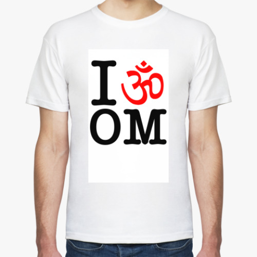 Футболка с принтом OM