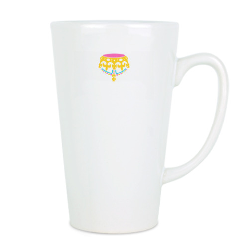 Чашка Латте с принтом NOW PANIC