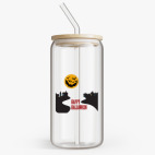 Банка с бамбуковой крышкой