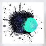 Луна на темном небе