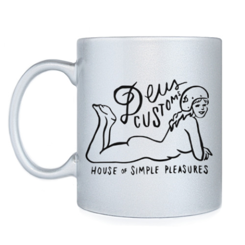 Кружка с принтом Deus Customs