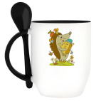 Кружка с ложкой