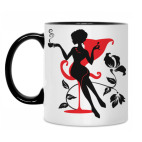 Кружка двухцветная