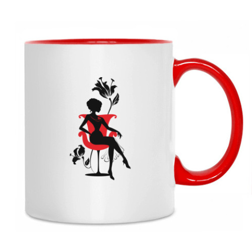 Кружка с принтом Кофе