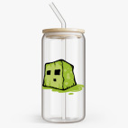 Банка с бамбуковой крышкой