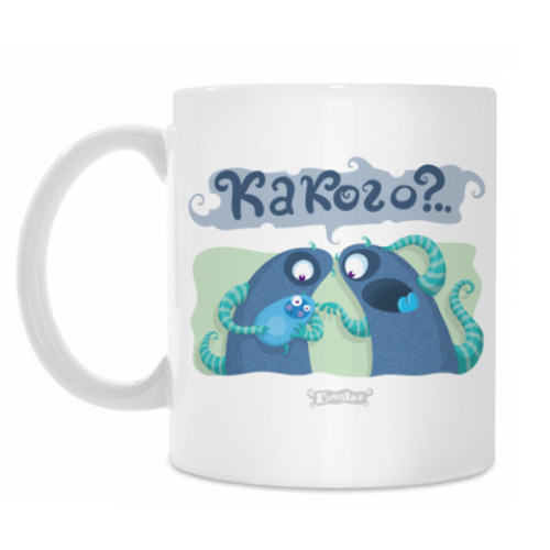 Кружка с принтом 'Какого?'