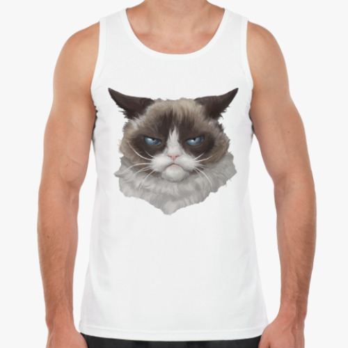 Майка с принтом Grumpy Cat / Сердитый Кот