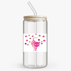 Банка с бамбуковой крышкой