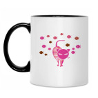 Кружка двухцветная