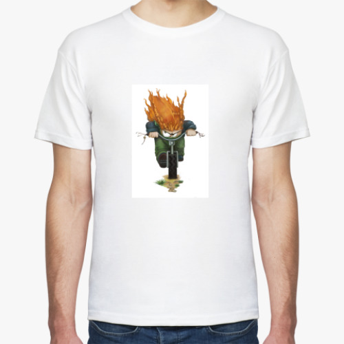 Футболка с принтом Гонщик