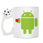 Кружка с футбольным мячиком