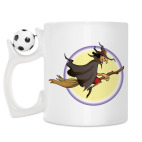 Кружка с футбольным мячиком