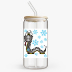 Банка с бамбуковой крышкой