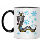 Кружка двухцветная