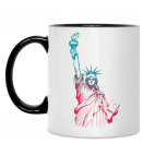 Кружка двухцветная