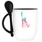 Кружка с ложкой