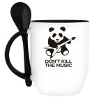 Кружка с ложкой