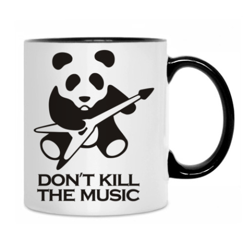 Кружка с принтом Don't Kill The Music