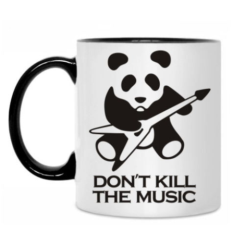 Кружка с принтом Don't Kill The Music
