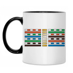 Кружка двухцветная