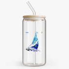 Банка с бамбуковой крышкой