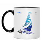 Кружка двухцветная