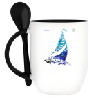 Кружка с ложкой