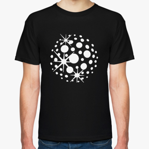 Футболка с принтом Диско шар