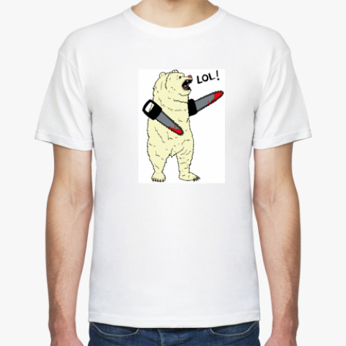 Футболка с принтом Медвежуть