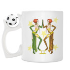 Кружка с футбольным мячиком